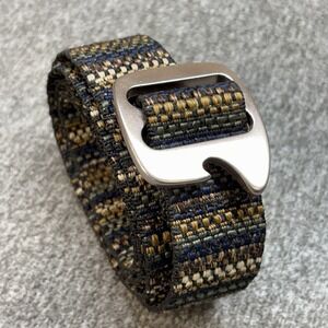 Bison Designs Nylon Web Belt Men Medium Tan / Black Tactical USA Made